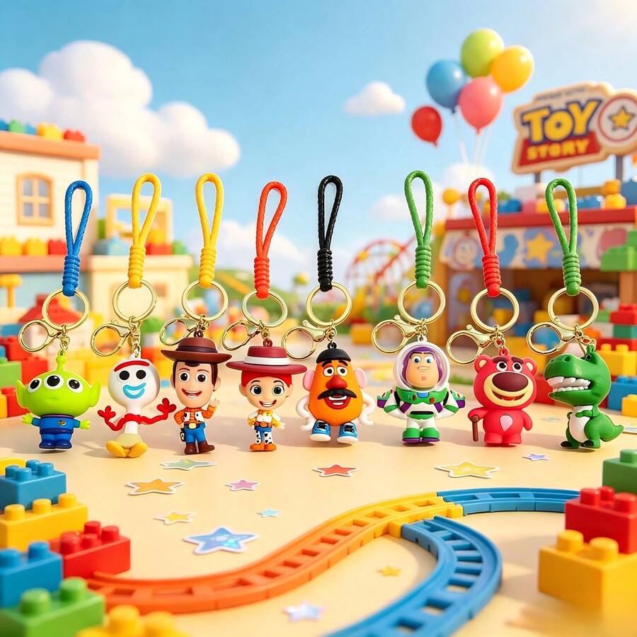 1pc Toy Mobilization Popular Movie Peripheral Key Decoration Exquisite Silicone Doll Keychain Fashionable Daily Matching Decoration Pendant With Many Unique Styles Key Bag Gift Accessories Anime Collection Enthusiasts First Choice - Multicolor - View 1