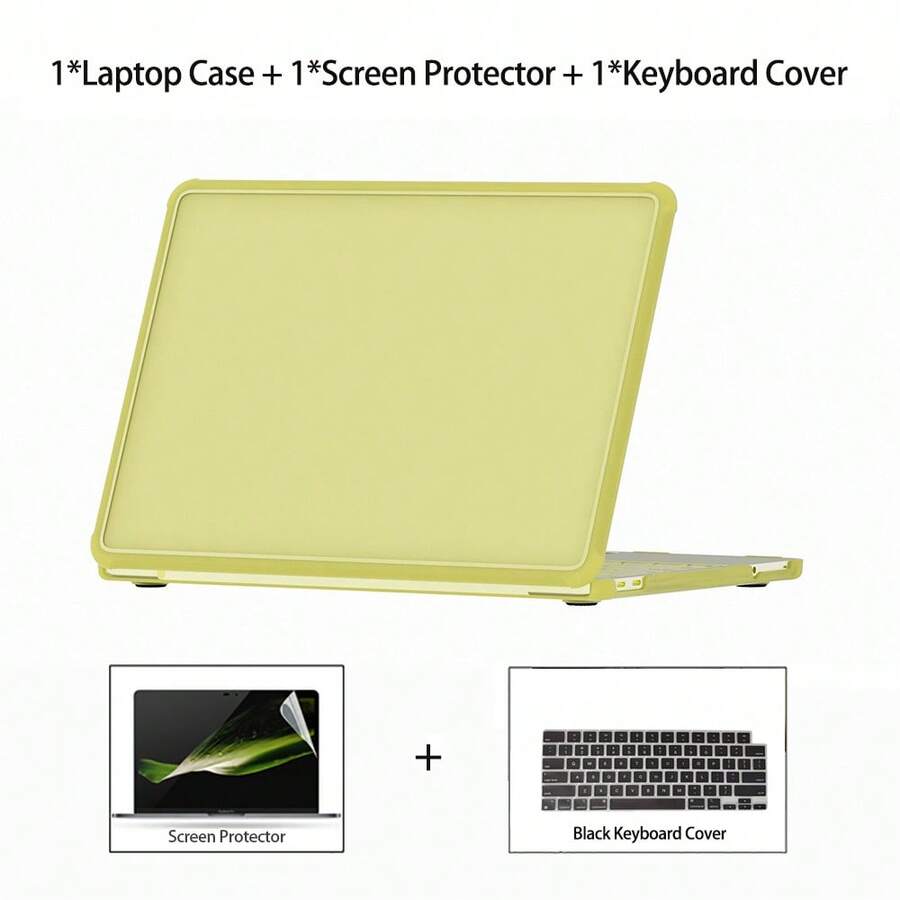 Ultra Thin PC Semi Transparent+TPU Edge Hard Shell For MacBook Neo 13 Case With Screen Protector & Keyboard Cover For MacBook Neo 2026 A18 Pro Model A3404 New Colors Blush Pink, Indigo Blue Case