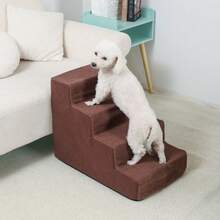 1Pc Straight Pet Ladder, Non-Slip And Washable, Available With 3/4/5 Steps, Suitable For Small, Medium And Large Pets For Bunk Beds And Sofas, Multiple Colors Available. - Multicolor - View 36
