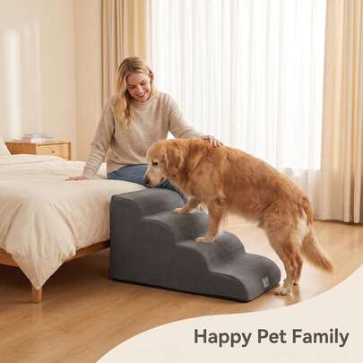 High Density Sponge Non-Slip Pet Steps, Soft Climbing Ladder For Dogs And Cats