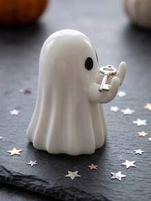 Halloween Ghost Figurine - Spooky Cute Ghost Statue, Suitable For Home, Desk, Party Decoration | Fun Ghost Halloween Indoor Decor - Multicolor - View 8