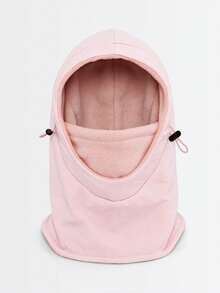 1pc Outdoor Windproof Cycling Hat, Warm Thickened Winter Hat With Neck Warmer, One-Piece Fleece Ski Hat - Multicolor - View 8
