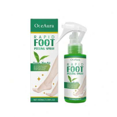 Spray exfoliante para los pies: cuidado suave de los pies, hidratante, exfoliante y mejora de la sequedad