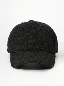 1 buah Topi Baseball Bulu Domba Teddy Warna Polos, Topi Kasual Pelindung Matahari yang Dapat Diatur, Cocok untuk Perjalanan Musim Semi/Musim Gugur, Liburan Pantai, Topi Matahari Pria/Wanita, Topi Remaja Gaya Y2K - topi bisbol - View 17
