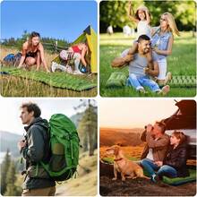 Portable Inflatable Camping Pad, Foot Pump Air Mattress, Suitable For Camping, Backpacking, Hiking Tents And Other Outdoor Activities - A - View 8
