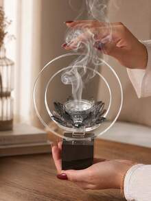 Latest Popular Incense Burner: Elegant Bay Style Design, Suitable For Agarwood And Fragrances, Complements Your Personal Style And Home Decor. Perfect For Daily Use, Weddings Or Gatherings With Friends And Guests, Ideal For Reception Areas And Entertaining Guests. - Black Portable Crystal Incense Burner - View 7