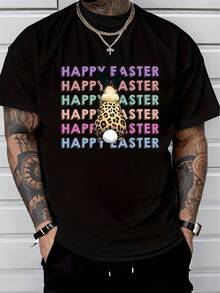 Men T-Shirts - 黑色 - 查看 6