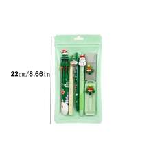 1 Set 6pcs New Christmas Stationery Set Student Gift Christmas Party Gift Holiday Stationery Gift Classroom Reward - Multicolor - View 2