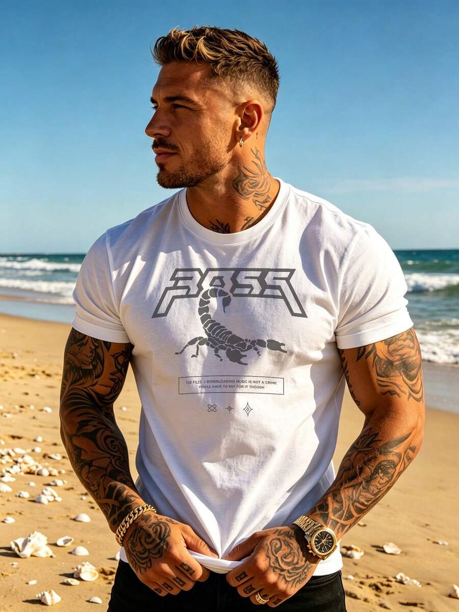 Men T-Shirts - White - View 1
