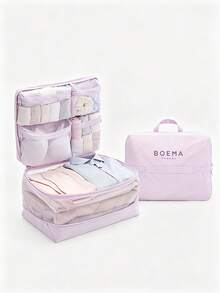 New 5-In-1 Compression Storage Bag, Portable Space-Saving Clothing Organizer Bag For Business Travel And Trips, Essential For Business Travel And Travel,Bedroom Room Decor,Back To School - Multicolor - View 17