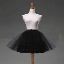 Black Mermaid Wedding Petticoat Crinoline Underskirt Slip - Multicolor - View 6
