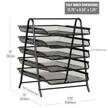 Office & Stationery Storage Set - Black - View 4
