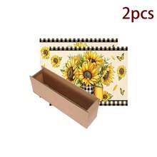 (Hot !!) 1pc Sunflower 2D Printed Flat Stove Protector Mat, Rubber Non-Slip Heat-Resistant Stove Cover Pad, Suitable For Induction Cooktop, Glass Stove, Multi-Function Anti-Scratch Mat, Best Choice For Oven, Washing Machine, Dryer, Kitchen Decor - Multicolor - View 11
