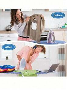 1pc Premium Iron Cover, High-Quality Iron Sleeve, Clothing Ironing Accessory, Suitable For All Types Of Steam Irons, Slip-On Design, Quick Installation, Ideal For Home And Travel, Back To School Essential - Multicolor - View 2