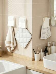 1/2pcs Dishwashing Glove Hooks, Lightweight Rubber Glove Storage Rack, Suitable For Kitchen And Laundry Room, Multi-Functional Glove Storage Rack With Clips, Can Hang Rags And Accessories, Suitable For Bathroom Countertop And Dormitory Glove Rack - Multicolor - View 2