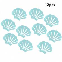 12pcs Bathtub Stickers Non-Slip With Scraper, Shell-Shaped Bathtub Safety Shower Mat, Adhesive Stickers For Bathroom Bathtub, Shower Floor - A - View 9