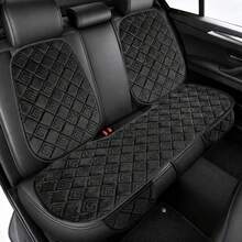 New Car Seat Cushion Ru Yi Square Embroidered 3-Piece Set For Back Row, Exquisite Design With Storage Bag, Plush Material, Comfortable And Warm, Easy Installation, Suitable For All Seasons And Multiple Car Models - Multicolor - View 11