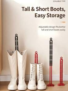 Adjustable Boot Support For Ankle Boots And Tall Boots, With Detachable Scented Bead Base, Long-Lasting Fragrance For 40 Days, Breathable Boot Rack, Anti-Wrinkle And Anti-Deformation Boot Support Stand, Suitable For Shoe Storage - View 1