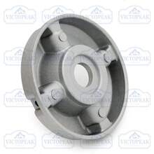 1 buah Kepala Pemangkas Rumput Cakram Bulat Kecil Paduan Aluminium Kokoh Anti Jatuh Diameter 81mm Lubang Dalam 25.4mm Pengisian Cepat Aksesori Mesin Pemotong Rumput Universal untuk Kebun, Pertanian, dan Penyiangan - Kepala pemotong rumput (cakram aluminium kecil) - View 8