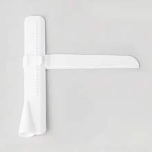 1pc White Right Angle Cake Scraper, Adjustable Cake Smoothing Tool For Cream Frosting, Baking Cake Piping Assistant, Cake Right Angle Edge Trimming Scraper, Compatible With Cake Turntable, Plastic Spatula, DIY Birthday Cake Dessert Pastry Cream Surface Leveling And Edge Trimming Baking Tool - View 12