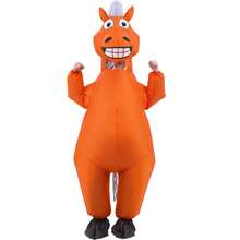 Horse Inflatable Costume Dinosaur Inflatable Costumes Horse Costumes Fancy Dress Christmas Costume Adult Costume,Halloween - Brown - View 7