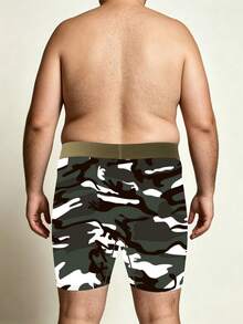 5-Pack Men's Fun Shorts, Retro Multicolor Jungle Camo Print Underwear, Loose And Comfy Plus Size Boxer Briefs - Multicolor - View 5