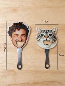Custom Bottle Opener With Photo Personalized Bottle Opener Pictures,Faces, Pet Photos For Father'S Day, Weddings, Birthdays, Parties, Anniversaries And Other Celebrations - Multicolor - View 6