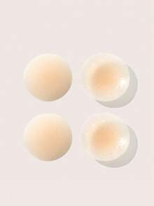 SHEIN 可重複使用矽膠乳貼 透氣隱形胸貼 極薄無縫自黏式乳貼 不顯痕內衣貼 女士內衣配件 - 彩色 - 查看 8