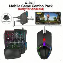 Mobile Phone Controller Gaming Keyboard Mouse Converter Mobile Controller Gamepad BT5.0 Wireless Adapter - View 3