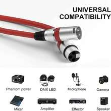 4PCS, Multi-Specification XLR Microphone Cable, XLR Audio Cable, Balanced Microphone Patch Cable, Suitable For Microphone Audio Mixer - XLR Male To Female 3-Pin Balanced Stage Patch Cable, 25FT/15FT/10FT/6FT/3FT, Birthday Gift, Gift, Party - Multicolor - View 4