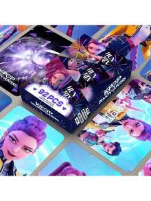 92pcs Hasbro-Witch Hunt Double-Sided LOMO Cards Boxed Collection Cards Photo Cards Greeting Cards Bookmarks - Multicolor - View 3