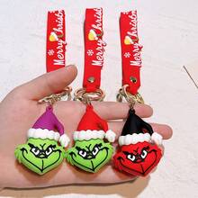 The Grinch 聖誕鑰匙圈吊飾 聖誕樹綠色怪獸裝飾鑰匙圈 - 均碼 - 查看 2
