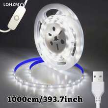 2835 501 Key Switch, 1-10M Selectable USB Plug-In Cuttable LED Strip Light, Indoor Ambient Lighting, Suitable For Bedroom, Dorm, Mirror, Cabinet And TV Decoration - Multicolor - View 8
