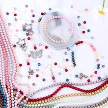 QIAO 6mm Pearls For Jewelry Making, Suitable For Bracelet-Making Kits; Small, Pre-Drilled Pearls For Filling, Suitable For DIY Necklaces And Earrings - 6mm Glass Pearl - View 7