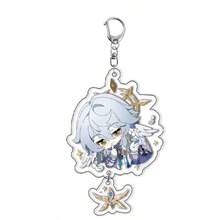 ‌Honkai Star Rail‌ Official Authentic Game Character Acrylic Keychain Pendant, Double-Layer High-Quality Acrylic, Cute Pattern Design, Suitable For Fans As Decoration Or Gift, Kafka, March 7th, Dan Heng - Multicolor - View 8