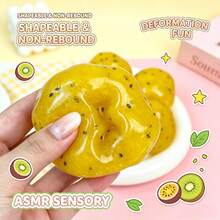 1 Peça Brinquedo Squishy de Maracujá, Bola de Estresse Moldável Sem Rebote, Bola de Estresse com Textura de Slushy Moldável, Perfeito para Feriados, Presentes de Aniversário, Halloween, Ação de Graças, Natal, Dia do Trabalho, Volta às Aulas, Presentes de Festa Squishy, Squish Crocante, Squish de Manteiga Crocante, Apertar, Bola de Slushy. Brinquedo de Estresse Squishy, Squish de Bolinho, Brinquedos para Mulheres, Suprimentos Escolares, Btsarmy, Decoração de Halloween - Multicolorido - Visão 5