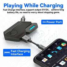 Mobile Phone Controller Gaming Keyboard Mouse Converter Mobile Controller Gamepad BT5.0 Wireless Adapter - View 9