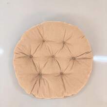 Ultra-Comfortable Round Seating Cushion - 40x40 Cm Fluffy Style - Apricot - View 7