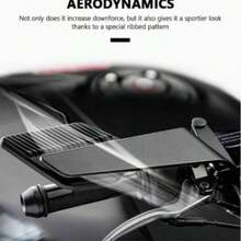 360° Adjustable Motorcycle Side Mirrors, Impact-Resistant Reflective Lenses, Wide-Angle Design To Expand Field Of Vision And Improve Driving Stability - A - View 6