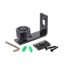 Sliding Wardrobe Door Bottom Track Flush Design Wall-Mounted Adjustable Roller Smooth Scratch-Free Door Hardware Set - 1pc - View 1
