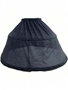Black Mermaid Wedding Petticoat Crinoline Underskirt Slip - Multicolor - View 3