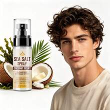SUMIFANG Coconut & Sea Salt Styling Spray With Aloe Vera And Red Algae Extract, Lightweight Hold Matte Finish, Create Effortless Beachy Waves, Enhance Hair Texture, Lift Flat Roots, Nourish Hair, 80ml - Unscented - View 1