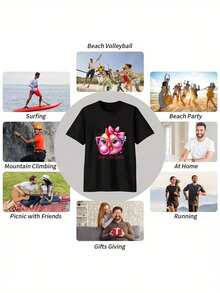 Camisetas de hombre - Negro - Ver 5