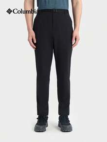 Columbia Men's Outdoor UPF50 Sun Protection Water-Repellent Stretch Casual Long Pants - Black - View 1