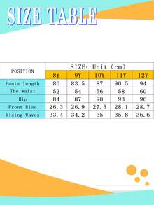 2pcs Girls Casual Sports Pants, Black And Gray - Multicolor - View 6