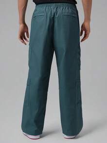 Jordan Celana Panjang Olahraga Tenun AS FLT Pria HV0531-031 - Dark Green - View 2
