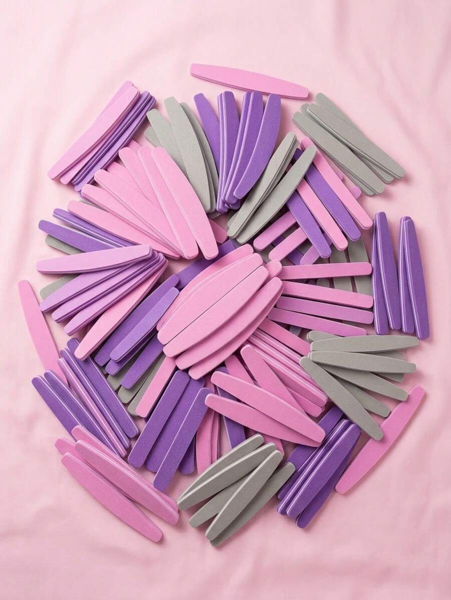 100/180 Grit Washable Sponge Nail File, Double-Sided Nail Pre-Treatment File, Nail Polishing And Buffing File, Nail Supplies, Nail Tools, Manicure Tools, Nails, Nail Tools, Nail Supplies, Nail File, Nail Files - Multicolor - View 1