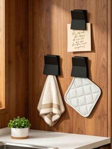 1/2pcs Dishwashing Glove Hooks, Lightweight Rubber Glove Storage Rack, Suitable For Kitchen And Laundry Room, Multi-Functional Glove Storage Rack With Clips, Can Hang Rags And Accessories, Suitable For Bathroom Countertop And Dormitory Glove Rack - Multicolor - View 3