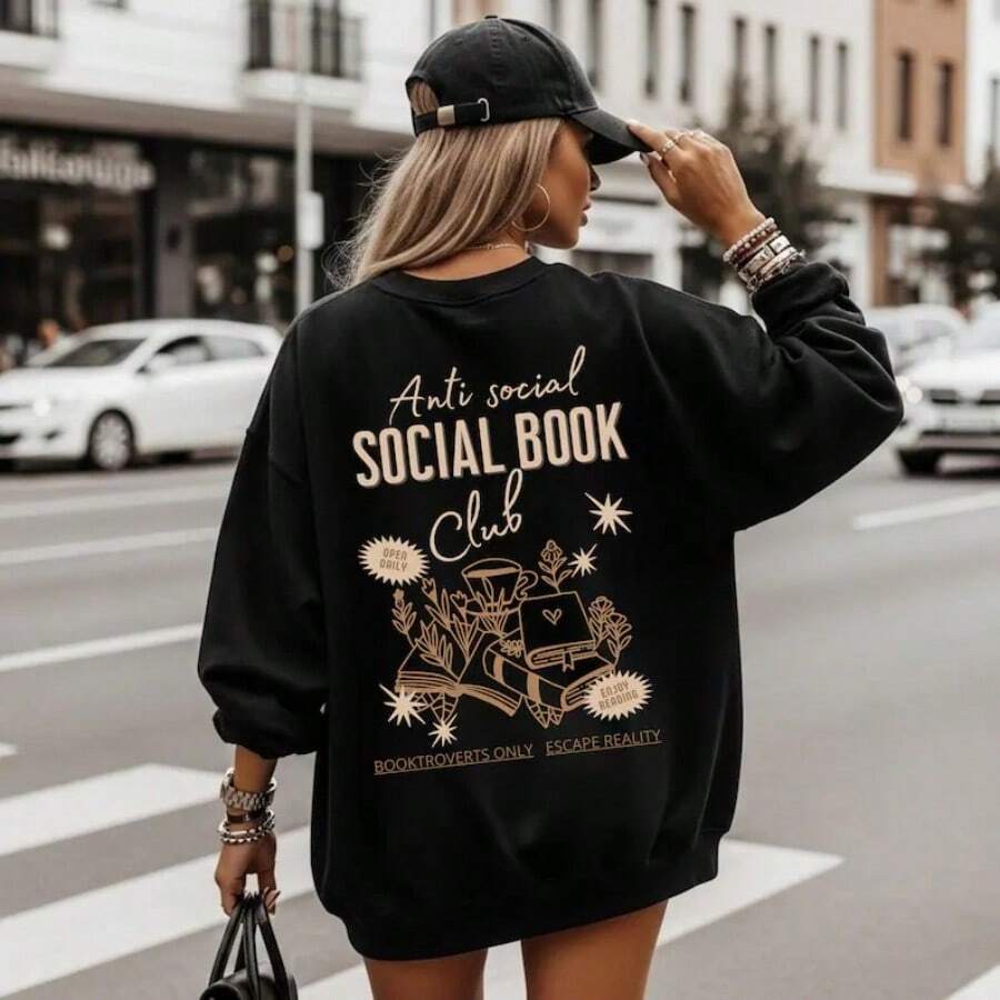 Women Sweatshirts & Hoodies - 黑色 - 查看 1
