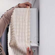 1pc Elastic Air Conditioner Dust Cover, Stretchable Full Coverage Wall-Mounted AC Protector With Elastic Opening, Universal Washable Dust Cover For Split Indoor Unit, Home Bedroom Office - Multicolor - View 11